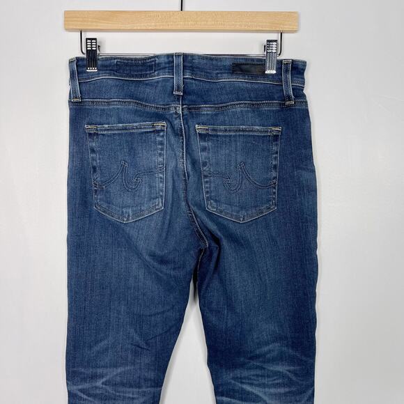 AG Adriano Goldschmied Womens 27 Farrah High Rise Skinny Jeans Ankle Medium Wash - Picture 5 of 10